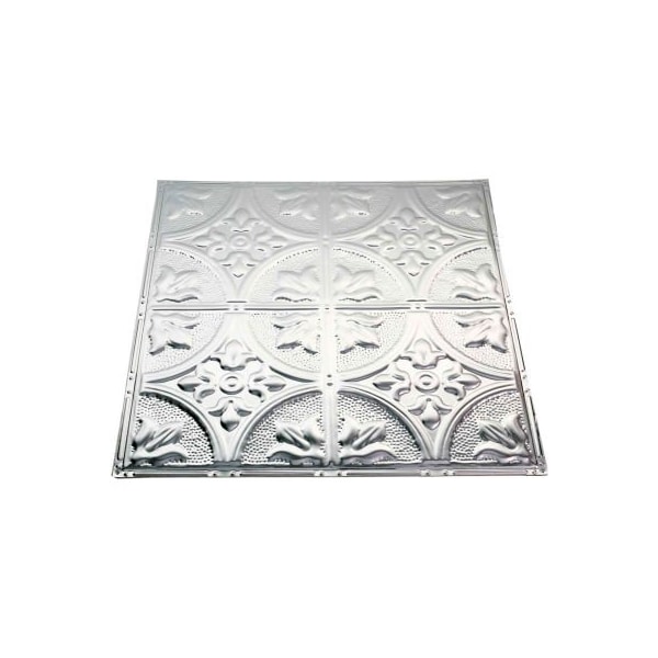Acoustic Ceiling Products Great Lakes Tin Jamestown 2' X 2' Nail-Up Tin Ceiling Tile in Unfinished - T51-03 T51-03 - main